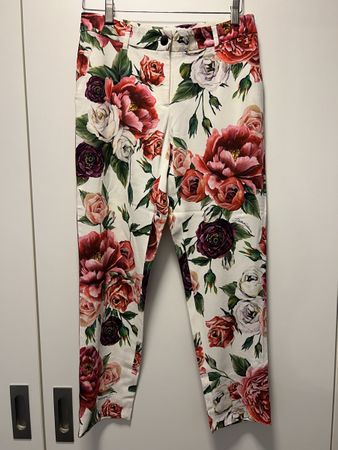 Dolce & Gabbana Floral Trousers, Size S
