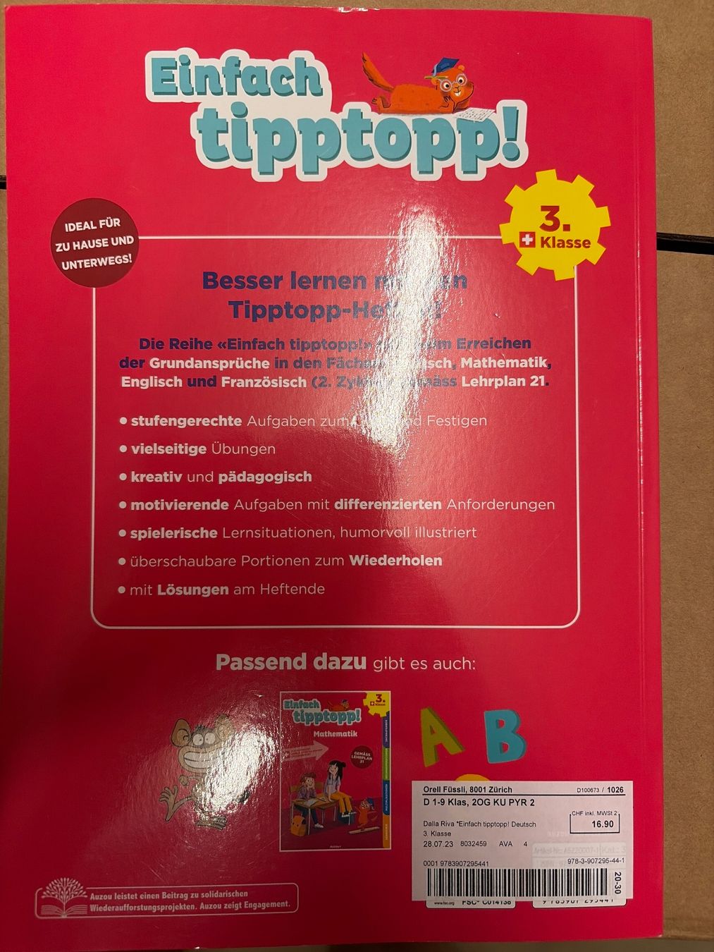 Bücher: Einfach tipptopp Deutsch 3. Klasse Lehrplan 21 – Neu (gemäss Beschreibung) aus Küsnacht ZH von salim2019 1