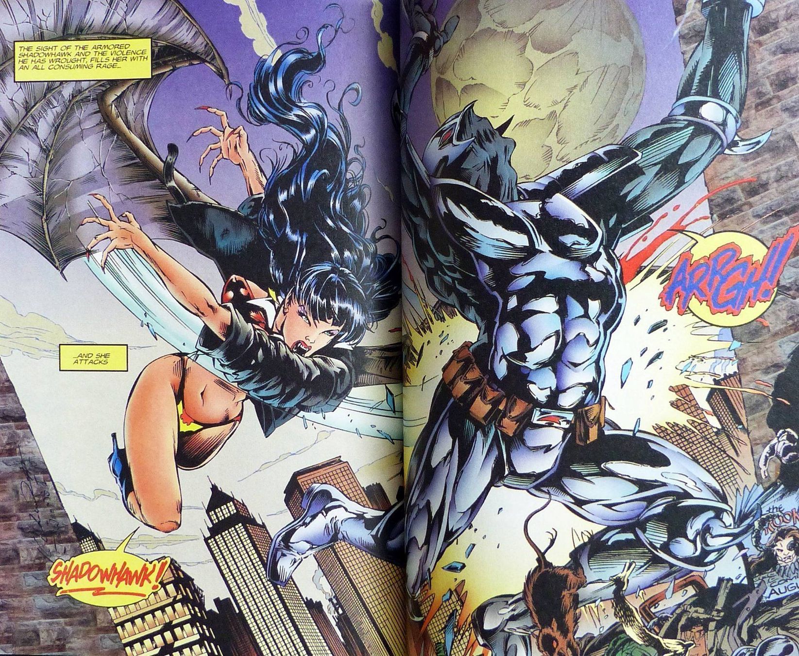 Fumetti: SEXY VAMPIRELLA SHADOWHAWK COMPLETE 2 BOOK STORY 1995 – Usato da Lugano venduto da YouWantUS 4