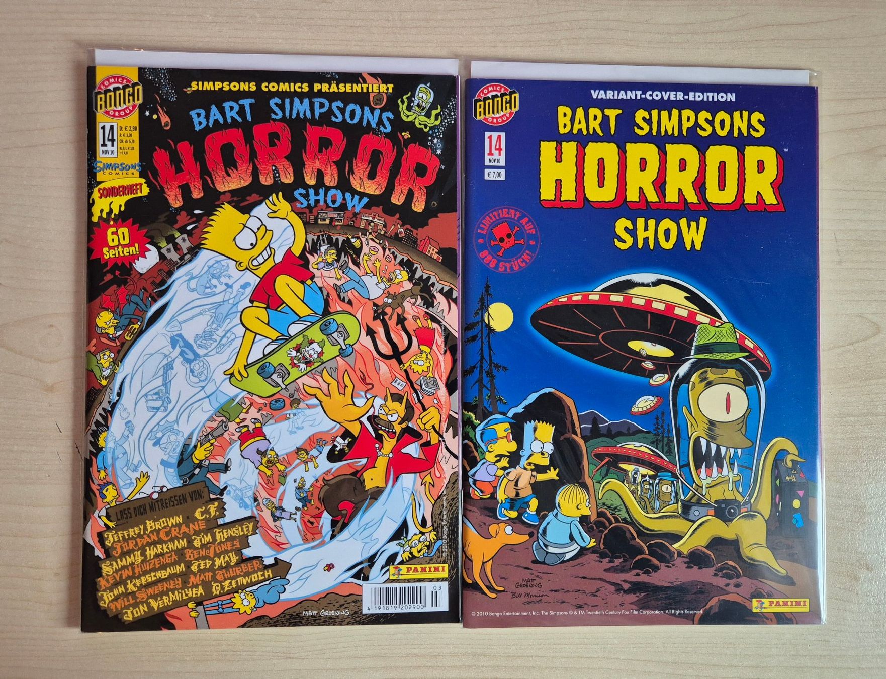BD: Bart Simpson's Horror Show Hefte 1 bis 20 plus Variant-Cover – D'occasion à Sargans par Gkohler0 3