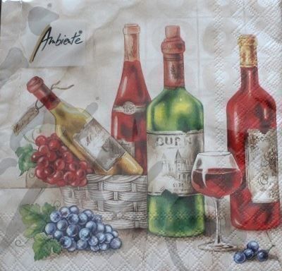 Tovaglioli: Serviette wine cellar (1045) 3Stk. – Nuovo (secondo la descrizione) da Schlatt TG venduto da kreativ-atelier