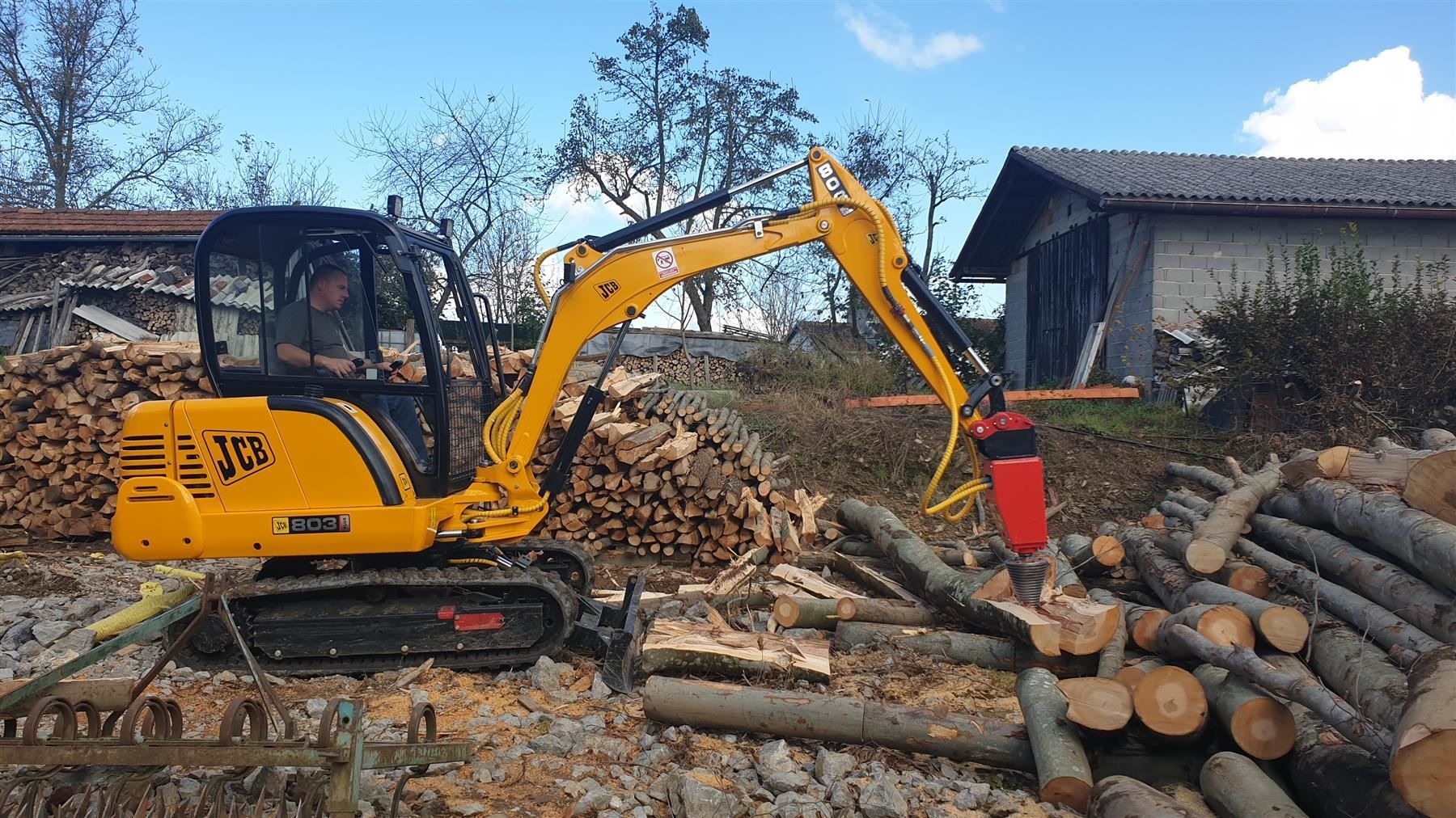 Holzspalter & Zubehör: Kegelspalter Holzspalter Bagger 315 ccm – Neu und originalverpackt aus Les Ponts-de-Martel von SpalterRobert 4