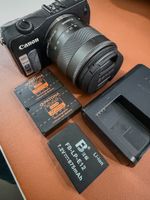 Verkaufe eine Canon EOS M inkl. Canon EF-M 18-55 + 3 Akkus