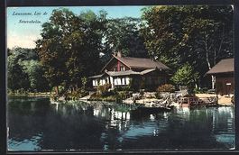 AK Lausanne, Lac de Sauvabelin, 1911