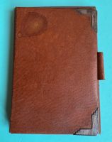 Notizbuchhalter Leder mit Silber Asprey of London 1940