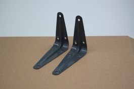 2x Tablar Winkel 100 x 75 Grau lackiert