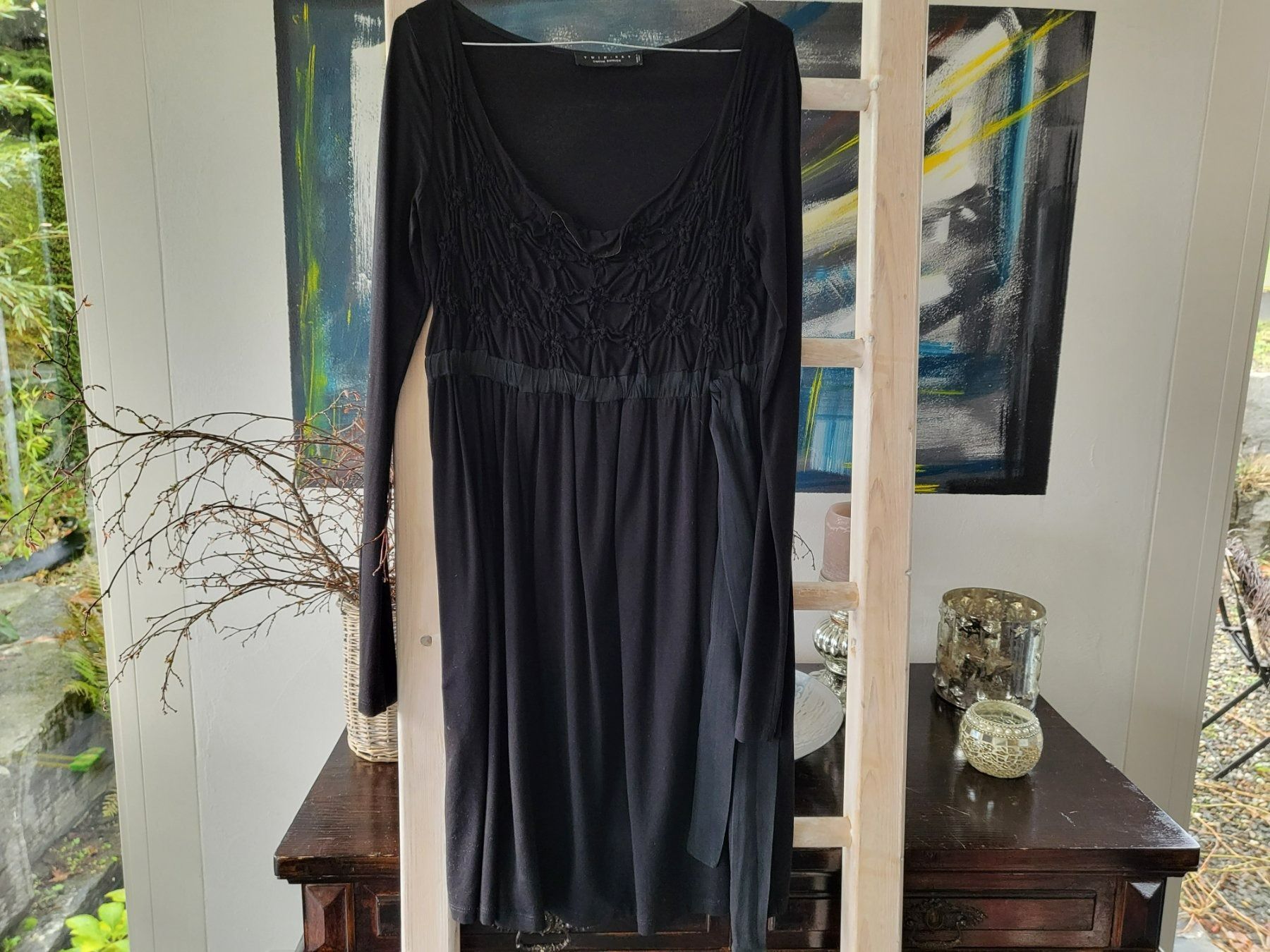 Twinset Vestiti: Twinset Simona Barbieri, Kleid, schwarz Gr 36 – Usato da Gutenswil venduto da Spomi 5