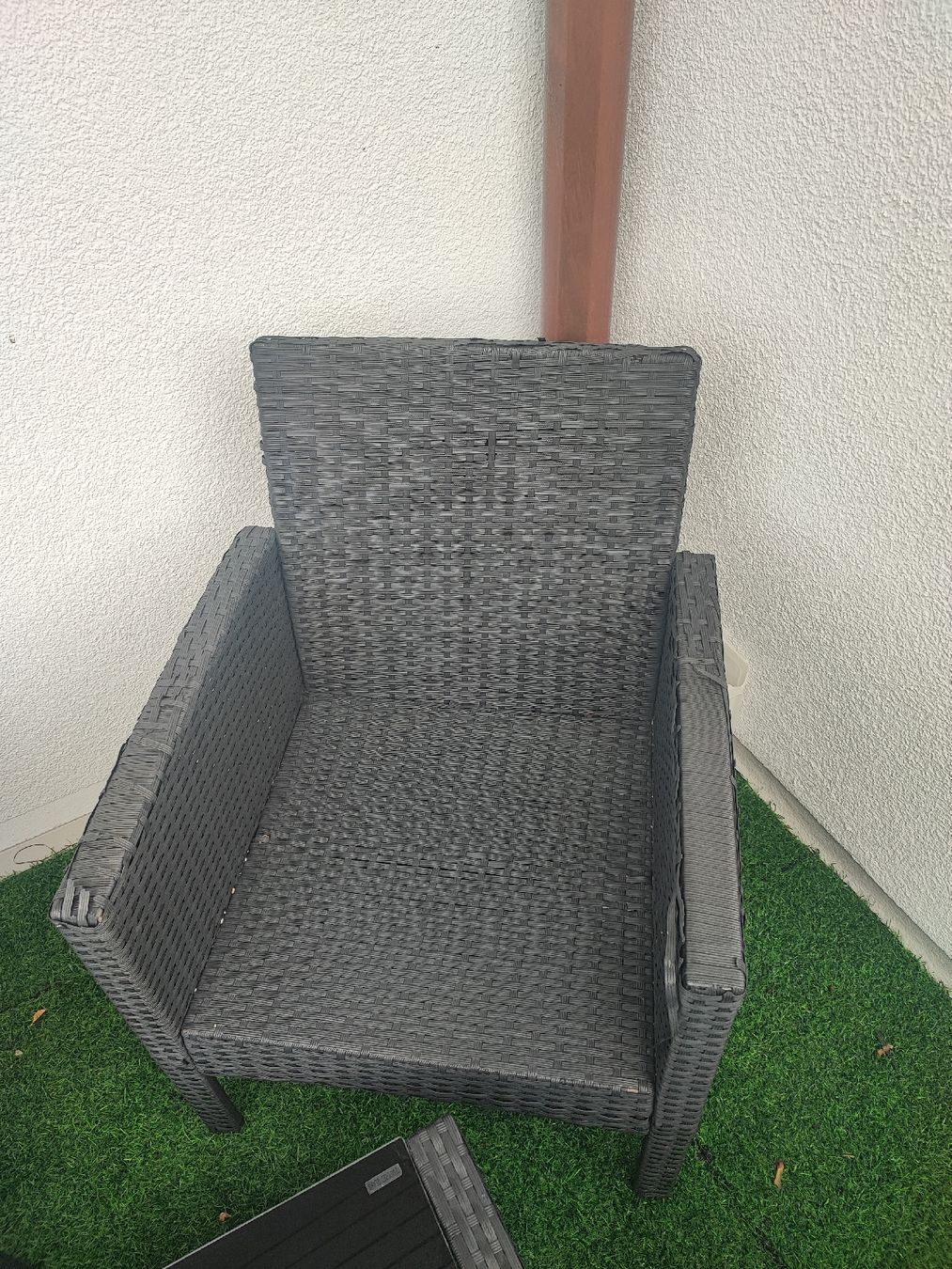 Poltrone: 2 Rattan Sessel mit Tisch – Usato da Zürich venduto da ari_7rtc 3