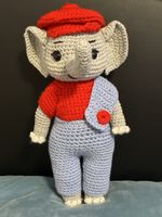 Handgehäkelter Elefant „Benjamin“ 🐘❤️ 