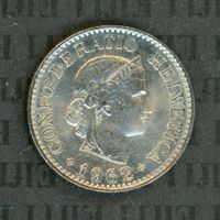 CHF___0.10 1962 stgl * nigelnagelneu! 10 Rappen