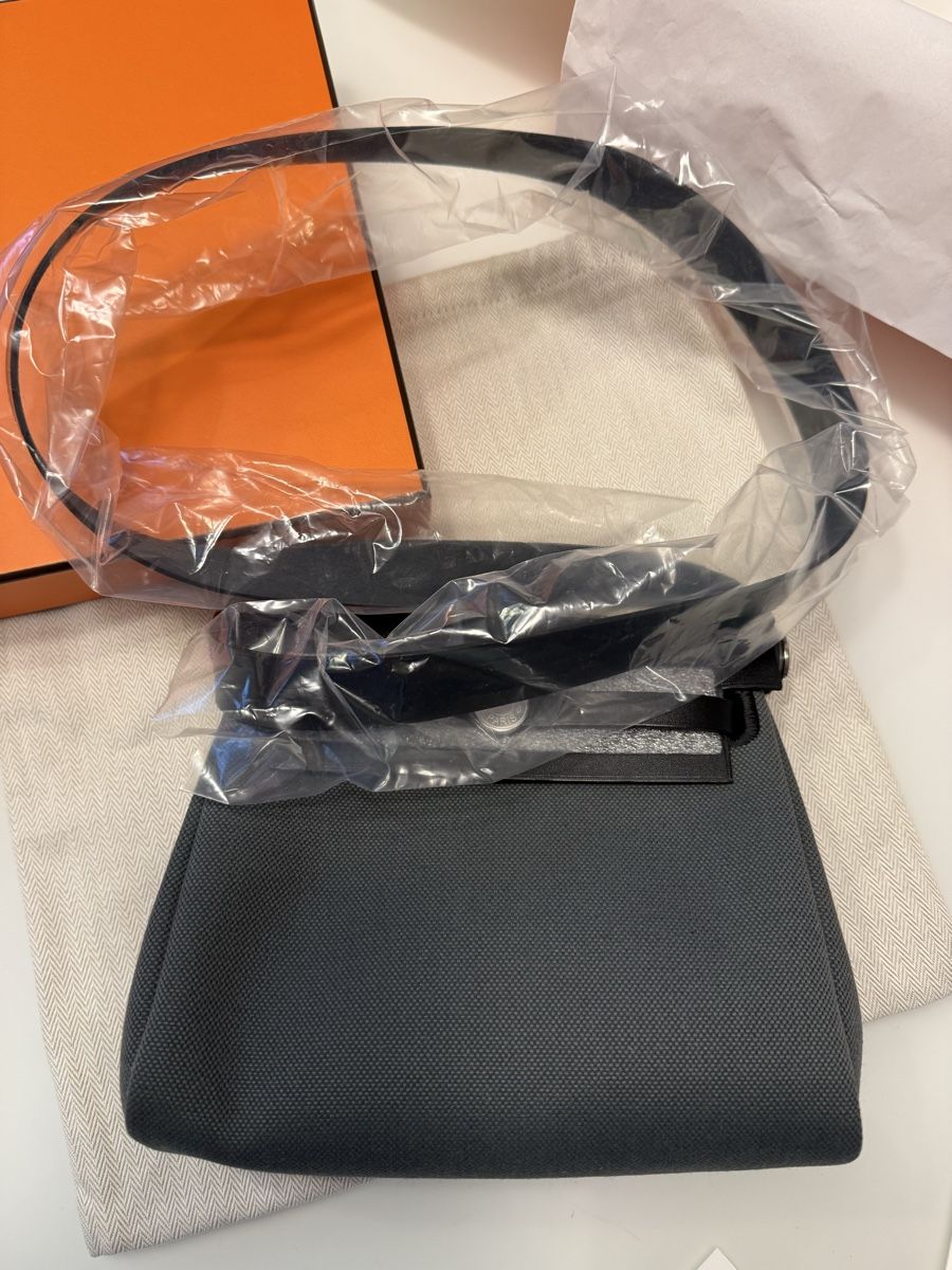 Hermès Borse: Hermes Herbag Mini 20 NEU vert mangrove noir  – Nuovo e nell'imballaggio originale da Wilen b. Wollerau venduto da Katjaisabelle 8