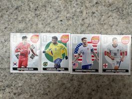 4 extra stickers panini silver neuf