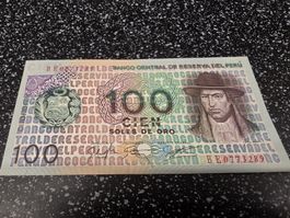Peru 100 Cien Soles de Oro 22.07.1976 