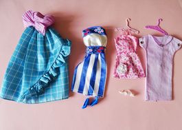 9 Teile Barbie Kleider und Zubehör