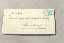 alter Brief gestemp. 1947