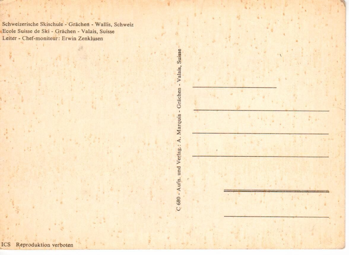 Cartoline postali: Grächen – Usato da Wolhusen venduto da Curver9 1