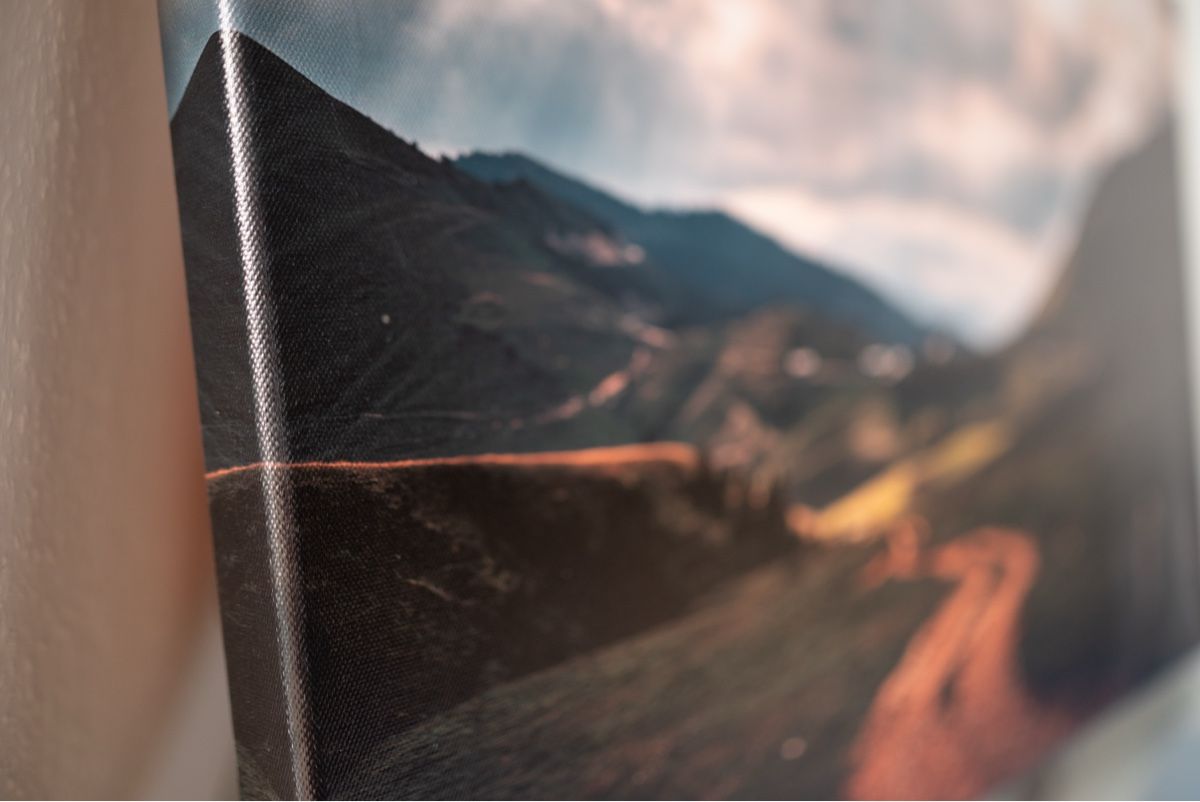Foto & Immagini: Stunning Canvas Print: Mountain Road – Nuovo e nell'imballaggio originale da Zürich venduto da andrei4three 2