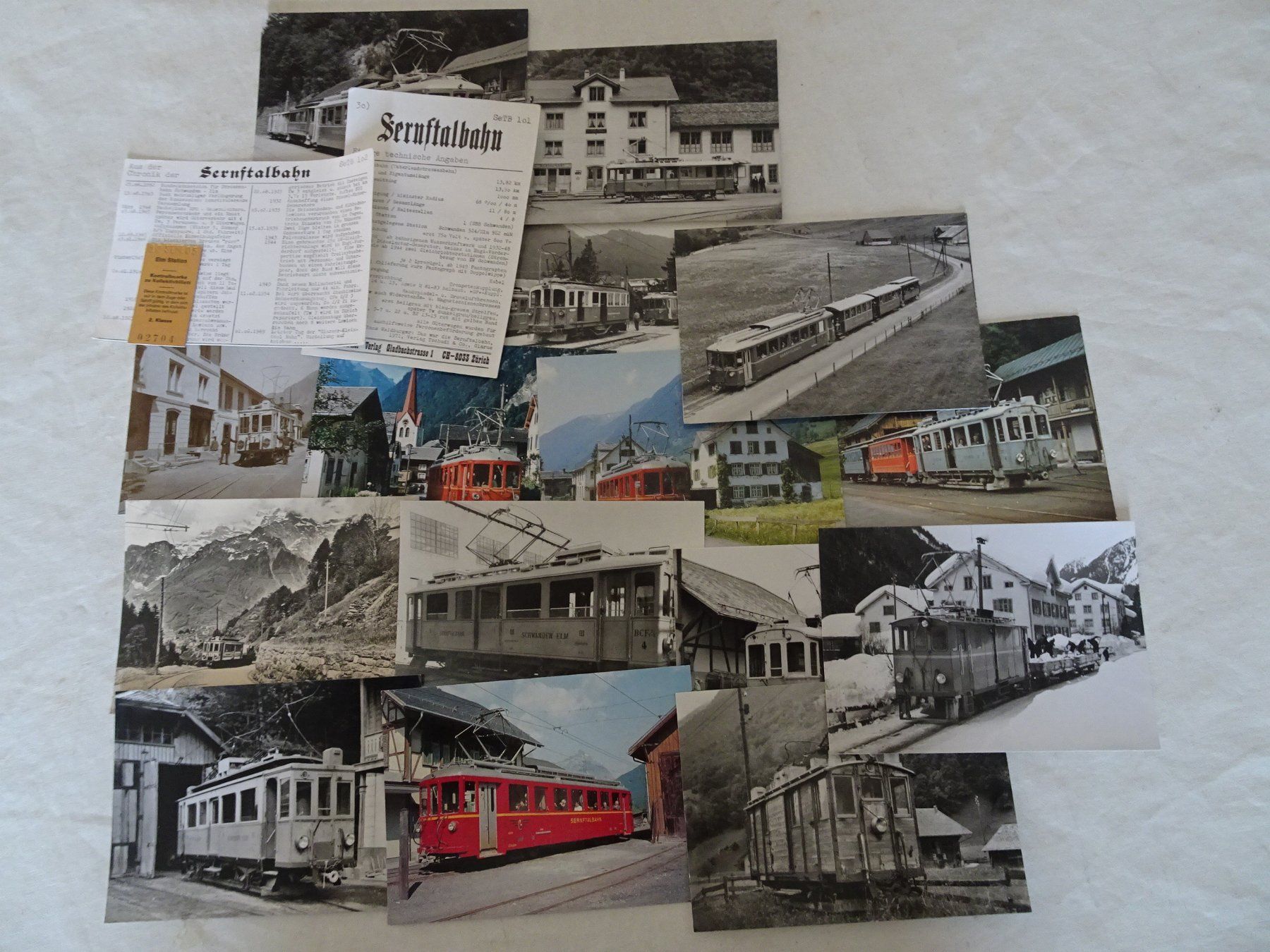 Cartes postales: Sernftalbahn Ansichtskarten Postkarten AK – D'occasion à Siebnen par niki61