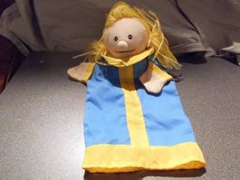 Kasperlifigur Prinzessin, Stoff