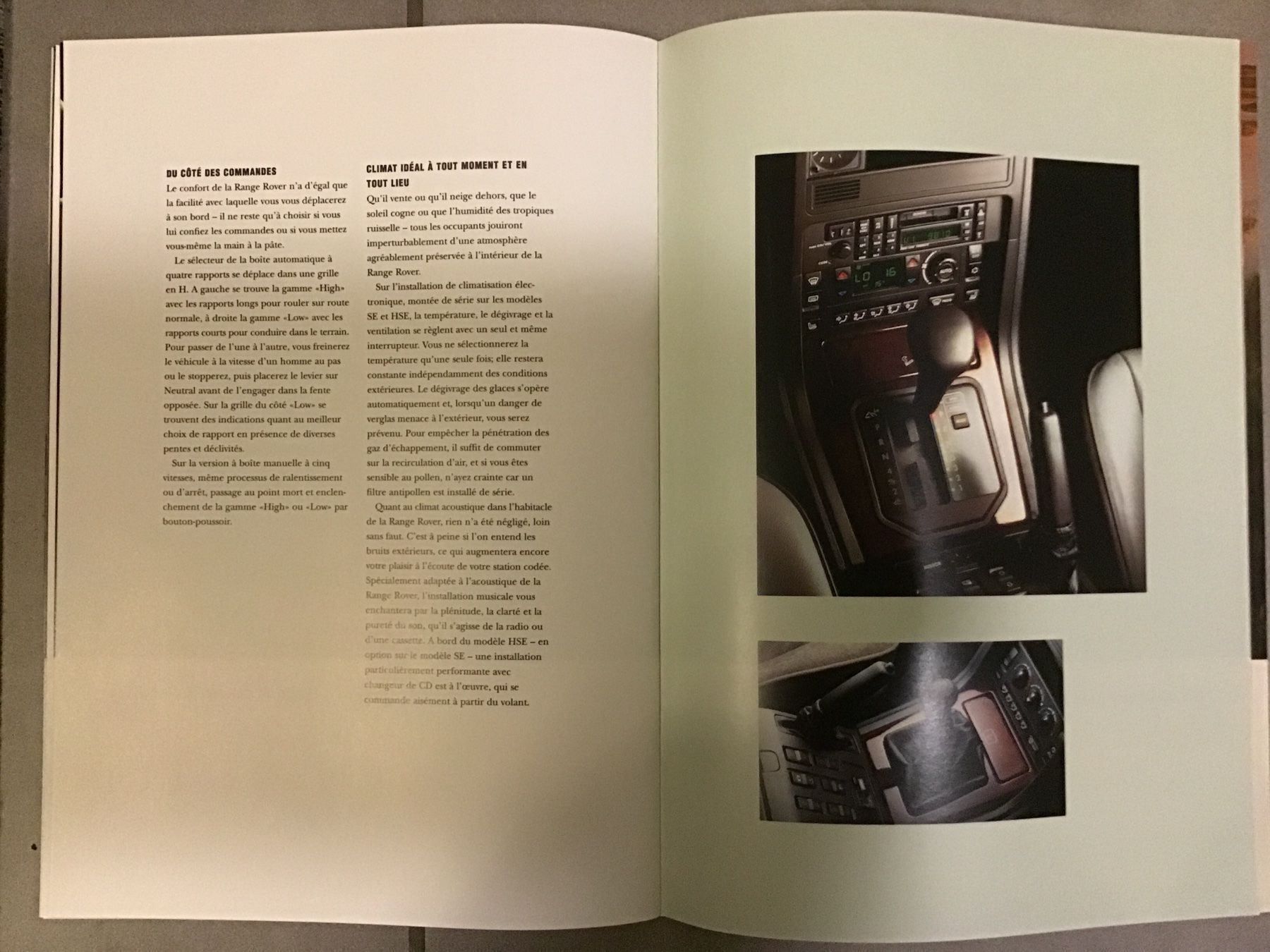 Rover Documenti: Range Rover Verkaufsprospekt 36 S. 1995 – Usato da Scherzingen venduto da Starseller62 6