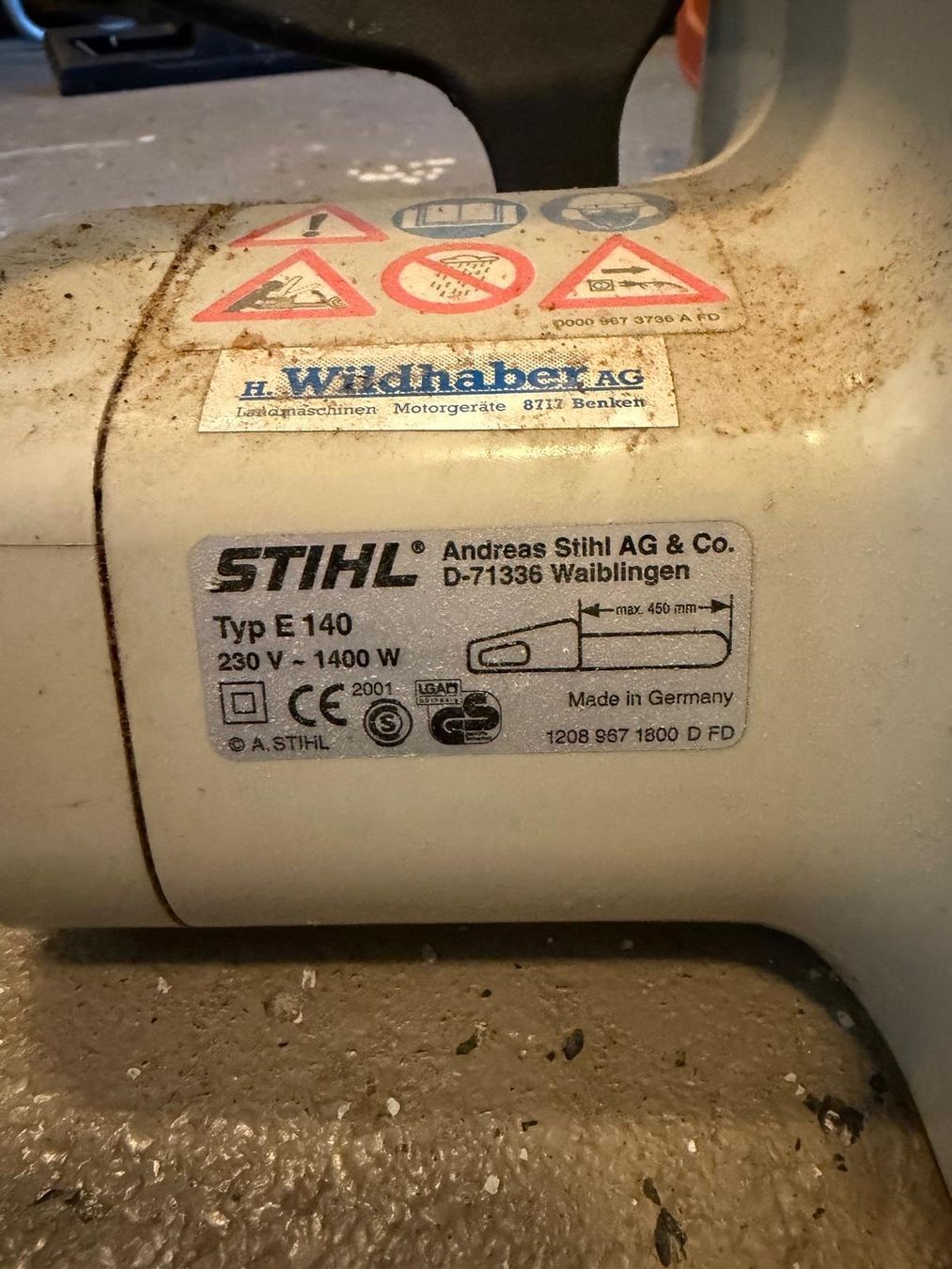 Stihl Scies: Stihl E 140, Elektrosäge – D'occasion à Benken SG par unihoc92 3