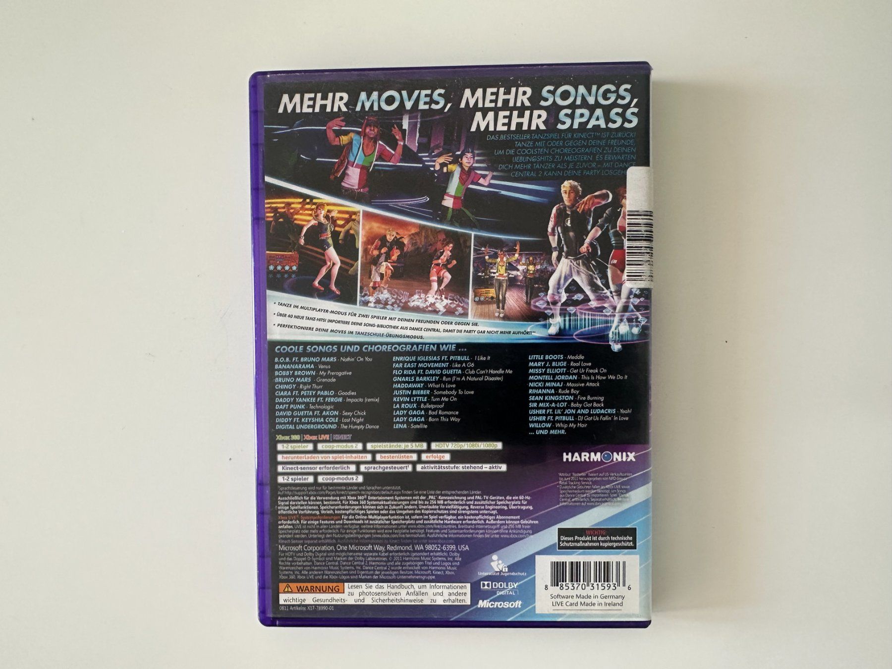 Microsoft Giochi: Dance Central 2, Xbox 360, Kinect – Usato da Couvet venduto da Aura_aura 2