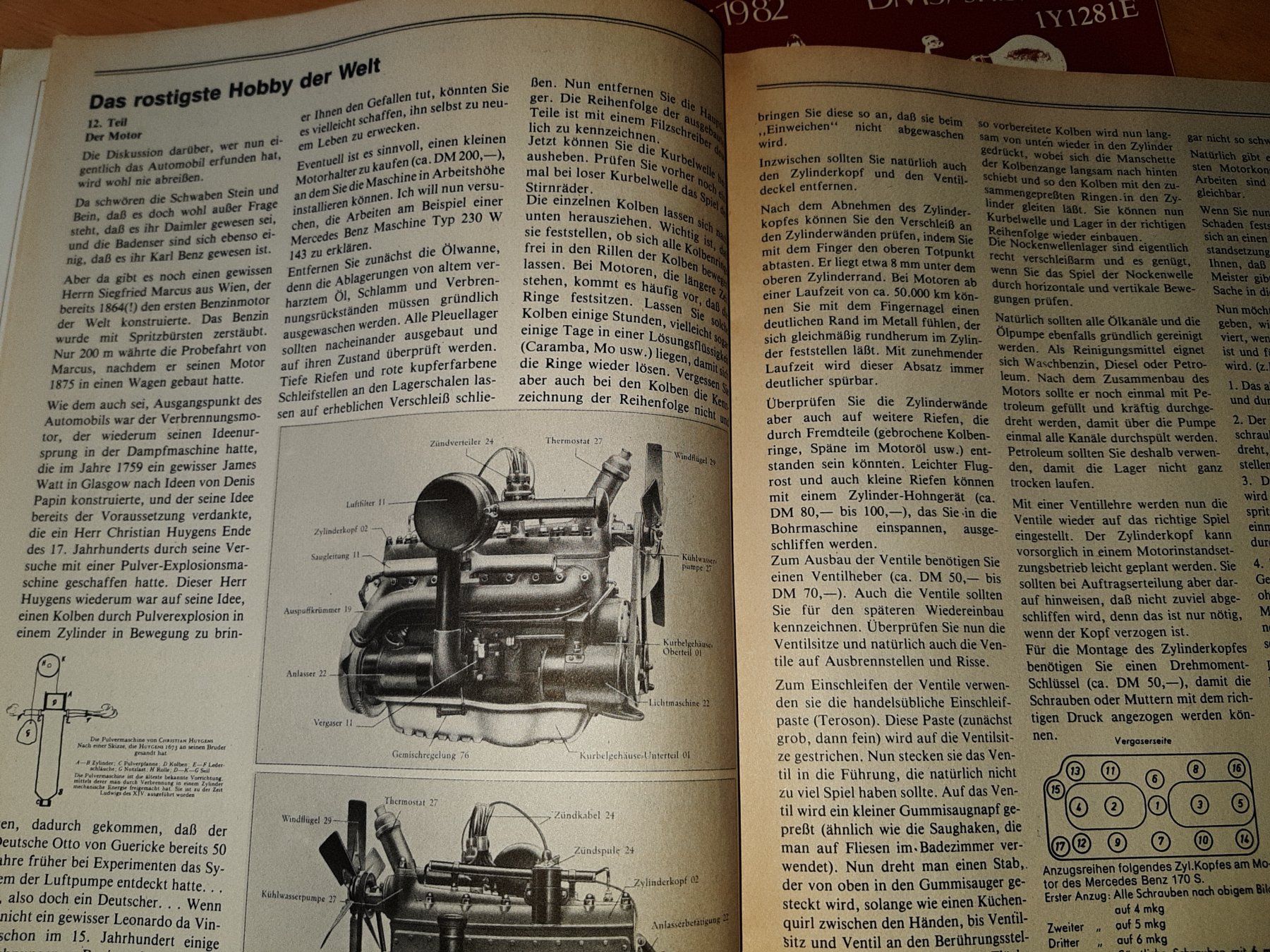 Riviste & Magazine: Oldtimer Markt Magazine Januar/Februar 1982, 1981 – Usato da Rotkreuz venduto da nigal 2