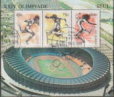 Timbres XXIV Olympiade Séoul San Marino 1988