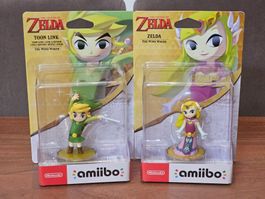 Wind Waker - Zelda & Link Amiibos / Neu & OVP