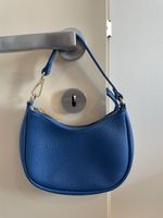 Borsetta Blu in pelle Made in Italy