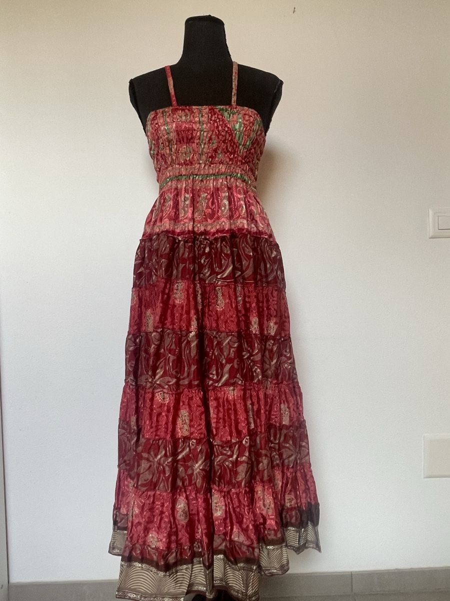 Gonne: Boho Midikleid / Maxirock mit Seide – Nuovo (secondo la descrizione) da Sigriswil venduto da ck56