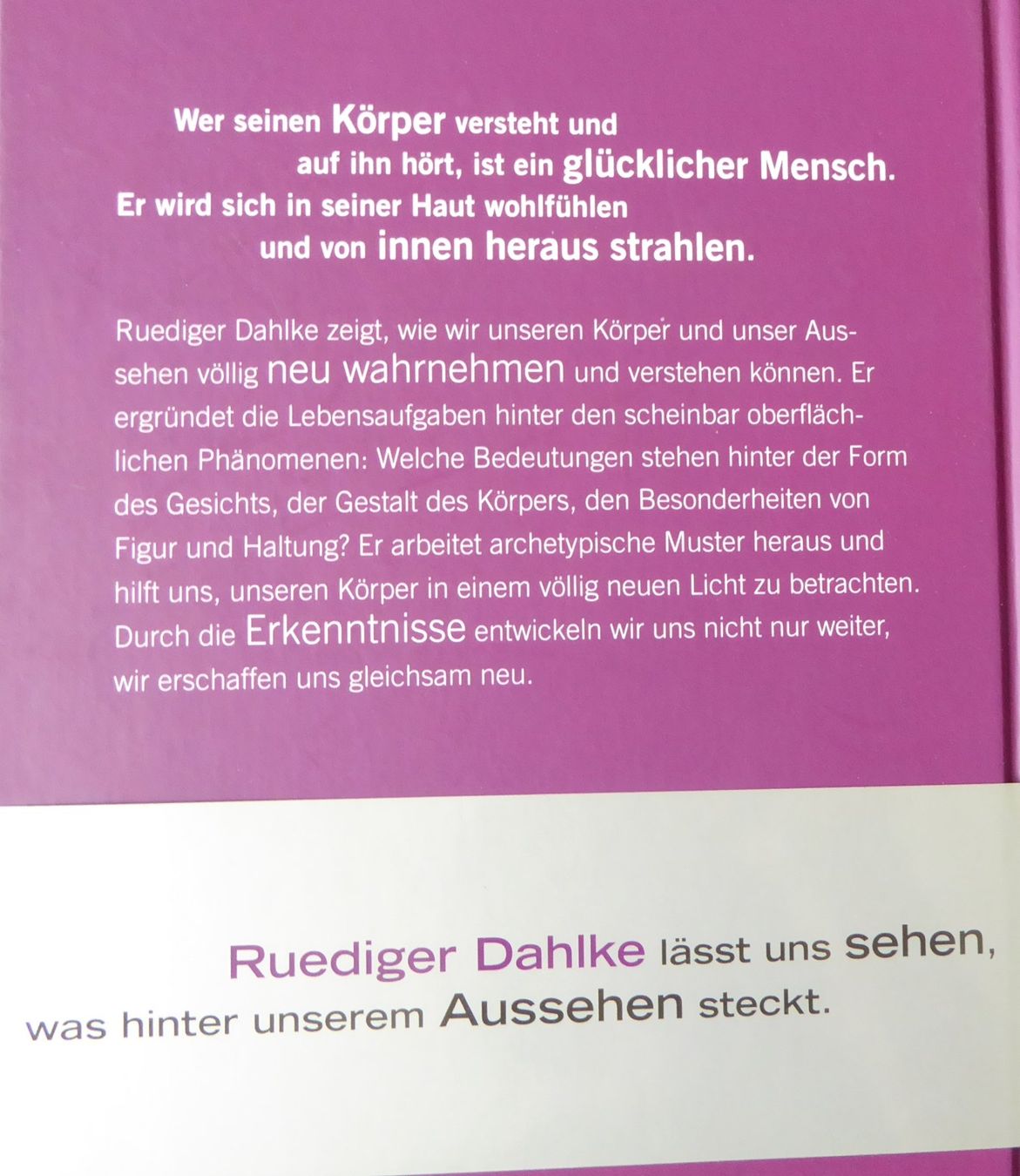 Bücher: Der Körper als Spiegel der Seele – Neu und originalverpackt aus Mauren von Yeelen 3