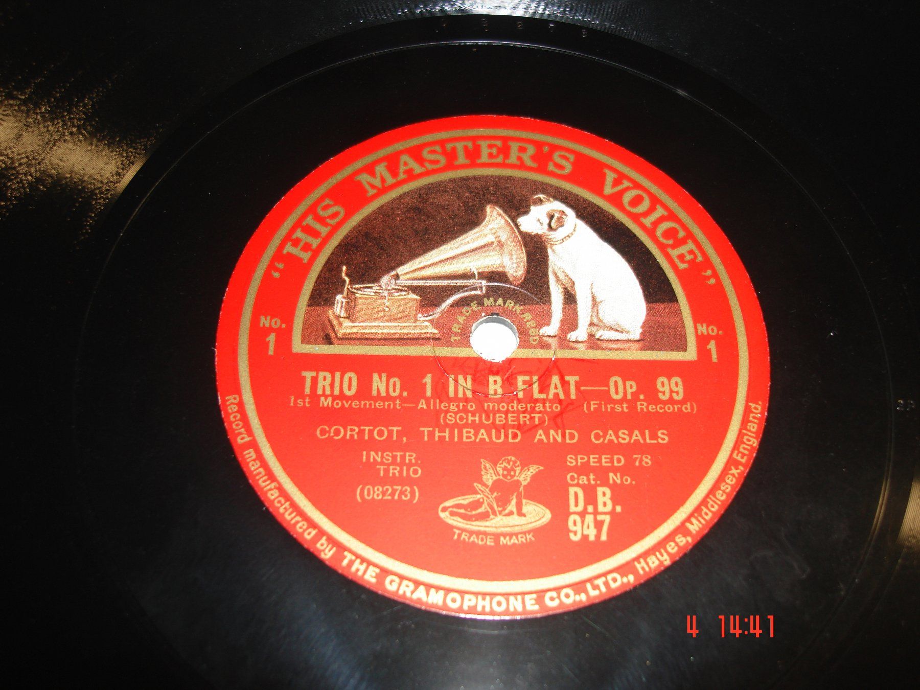 Dischi in vinile: Schellackplattenalbum Schubert Trio B-Dur op.99 – Usato da Aeschi SO venduto da abi1951 1