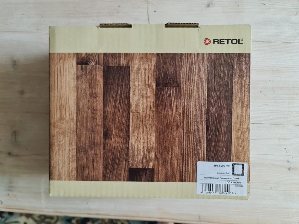 RETOL Schleifbänder, 480 x 200 mm, Korn 50 (10x) (Neu und ...