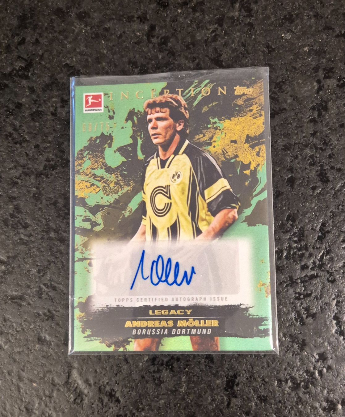 Topps Carte collezionabili: Andreas Möller /75 Autogramm - Dortmund - Topps – Nuovo (secondo la descrizione) da Burg AG venduto da Danoe