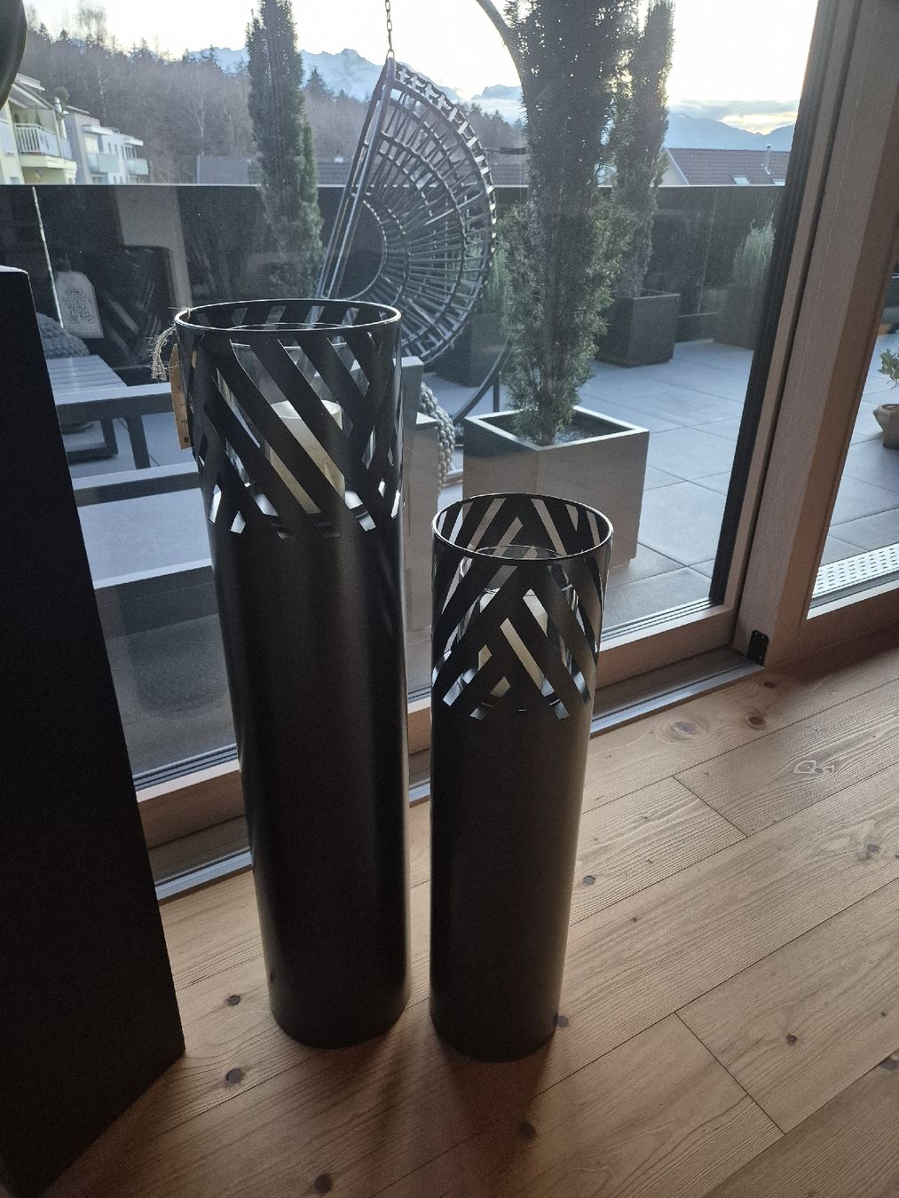 Portacandele: Windlichtsäule 2er Set – Nuovo (secondo la descrizione) da Schaanwald venduto da Gismo034 2