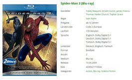 Spider-Man 3 (Bluray)