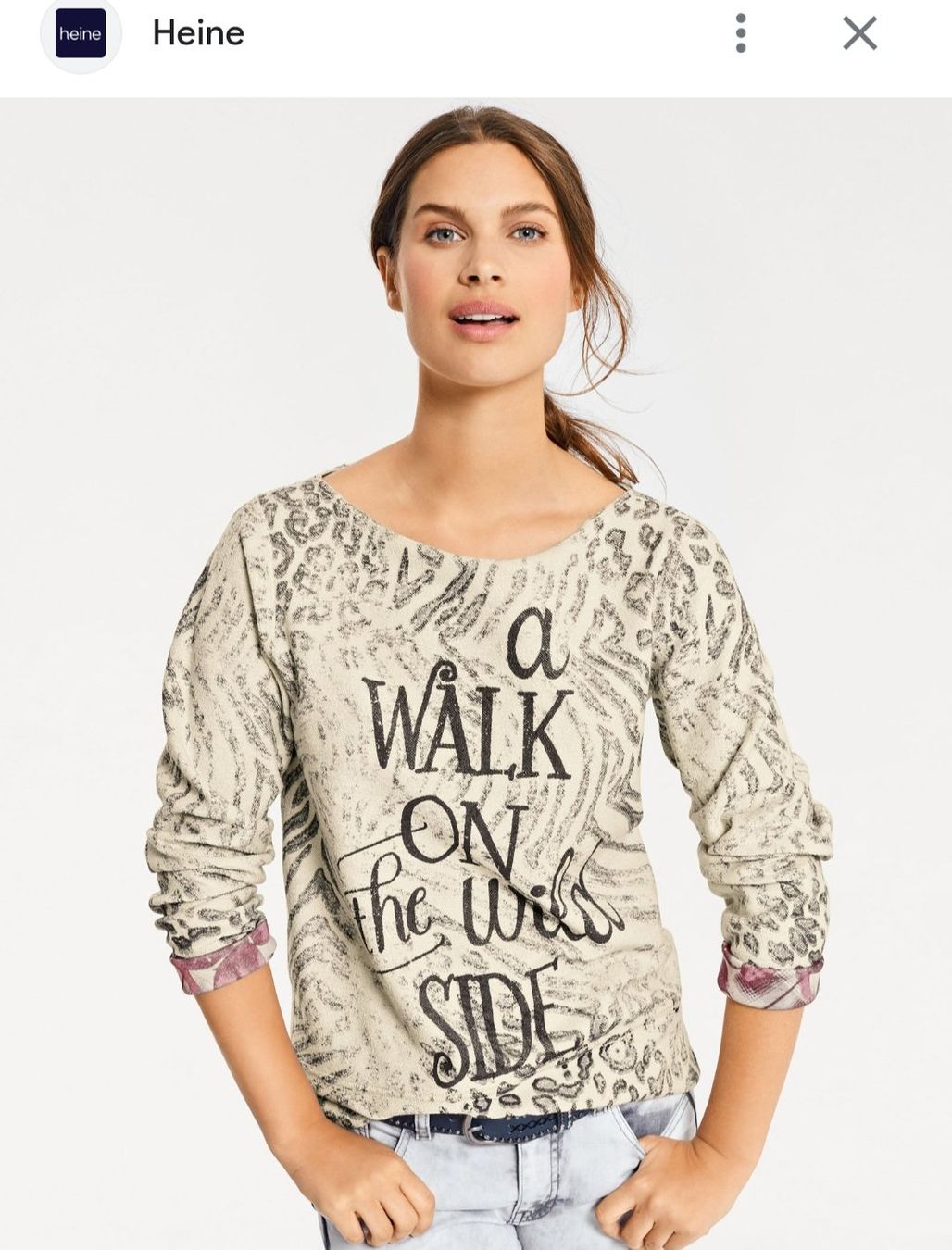 Heine Pullover & Sweatshirts: 🌺HEINE Pullover Größe 40/L mit zwei Gesichtern🌺 – Gebraucht aus Wald ZH von CapLux