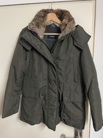 Mabrun Damen Winterjacke Daunen mit Pelz Gr. 36