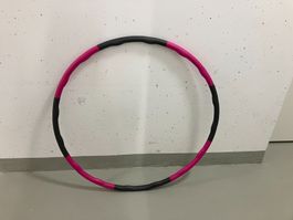Hula Hoop pink/schwarz Fitness Sport Training guter Zustand