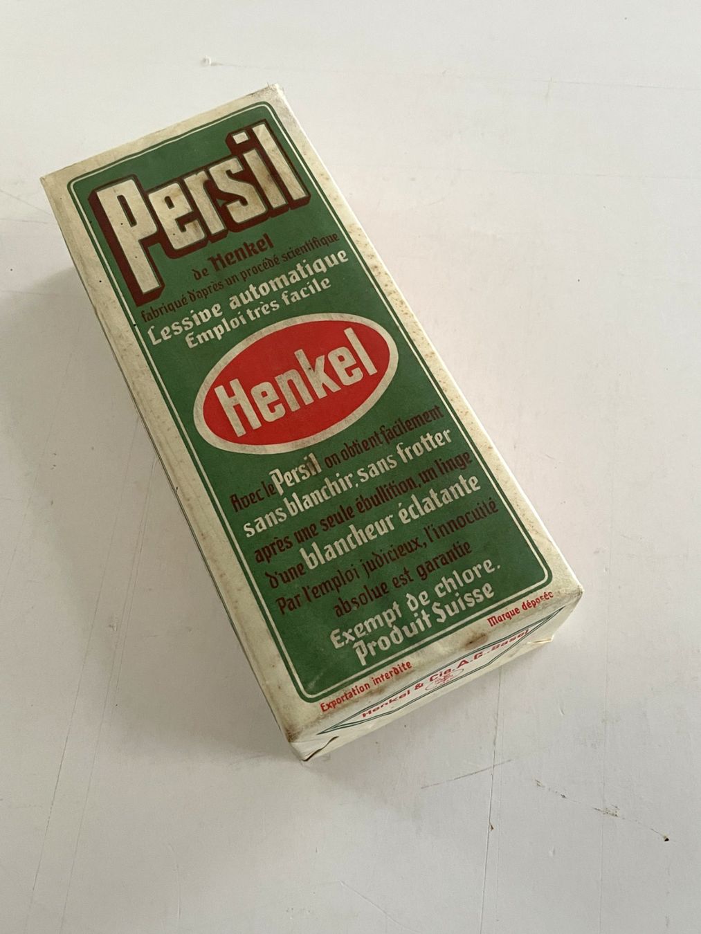 Grafica & Litografie: Alte Werbe Verpackung Persil ungeöffnet – Usato da Savagnier venduto da Ne2065 3