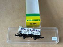 Minitrix 13293 Kuhlwagen Bier Cardinal SBB