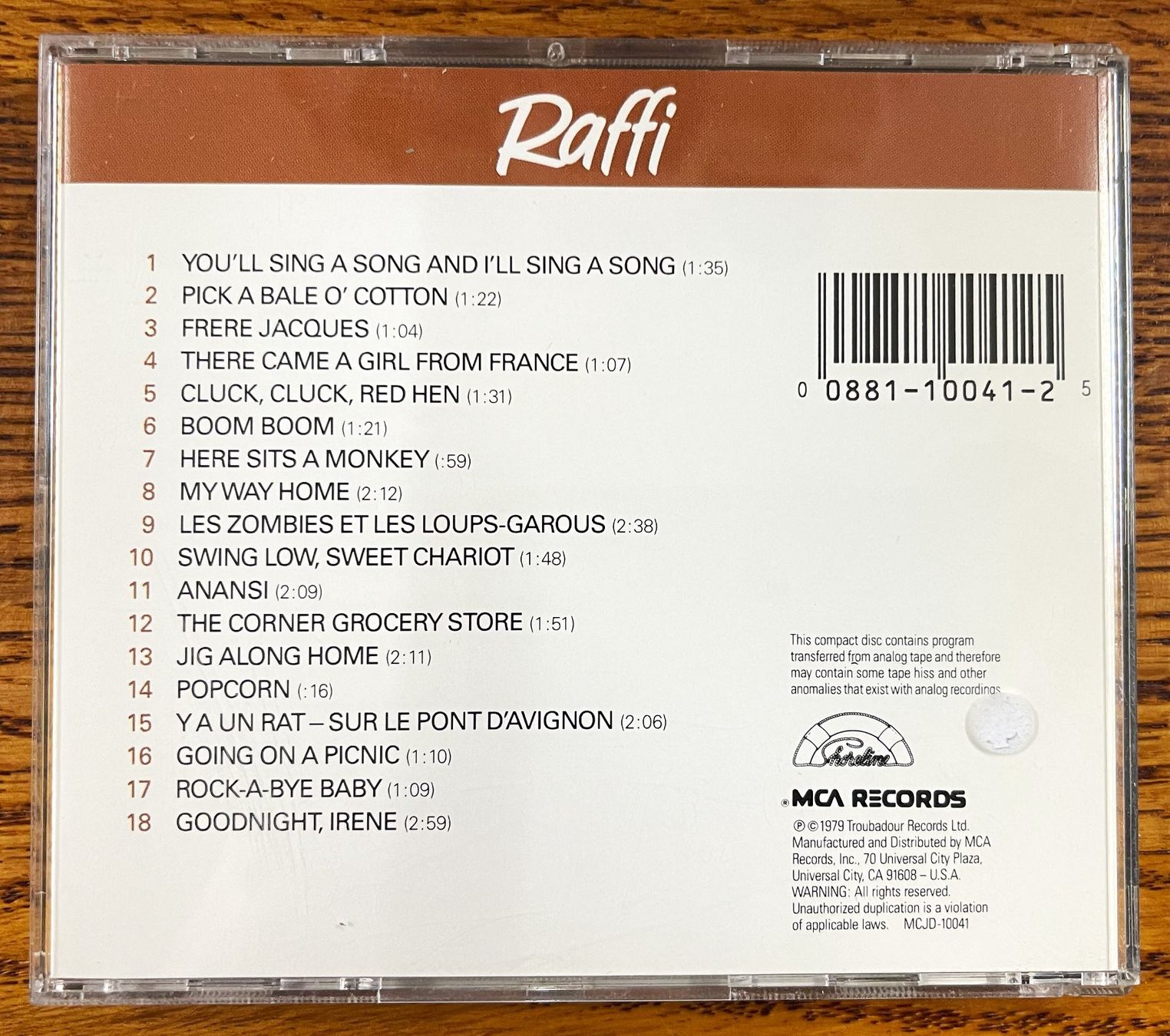 CD: Corner Grocery Store by Raffi CD – Usato da Oftringen venduto da Vucki 1
