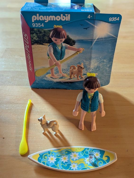 Playmobil Jouets: Playmobil Special Plus 9354 Surferin mit Hund, komplett – D'occasion à Goldingen par YouAreMySunshine