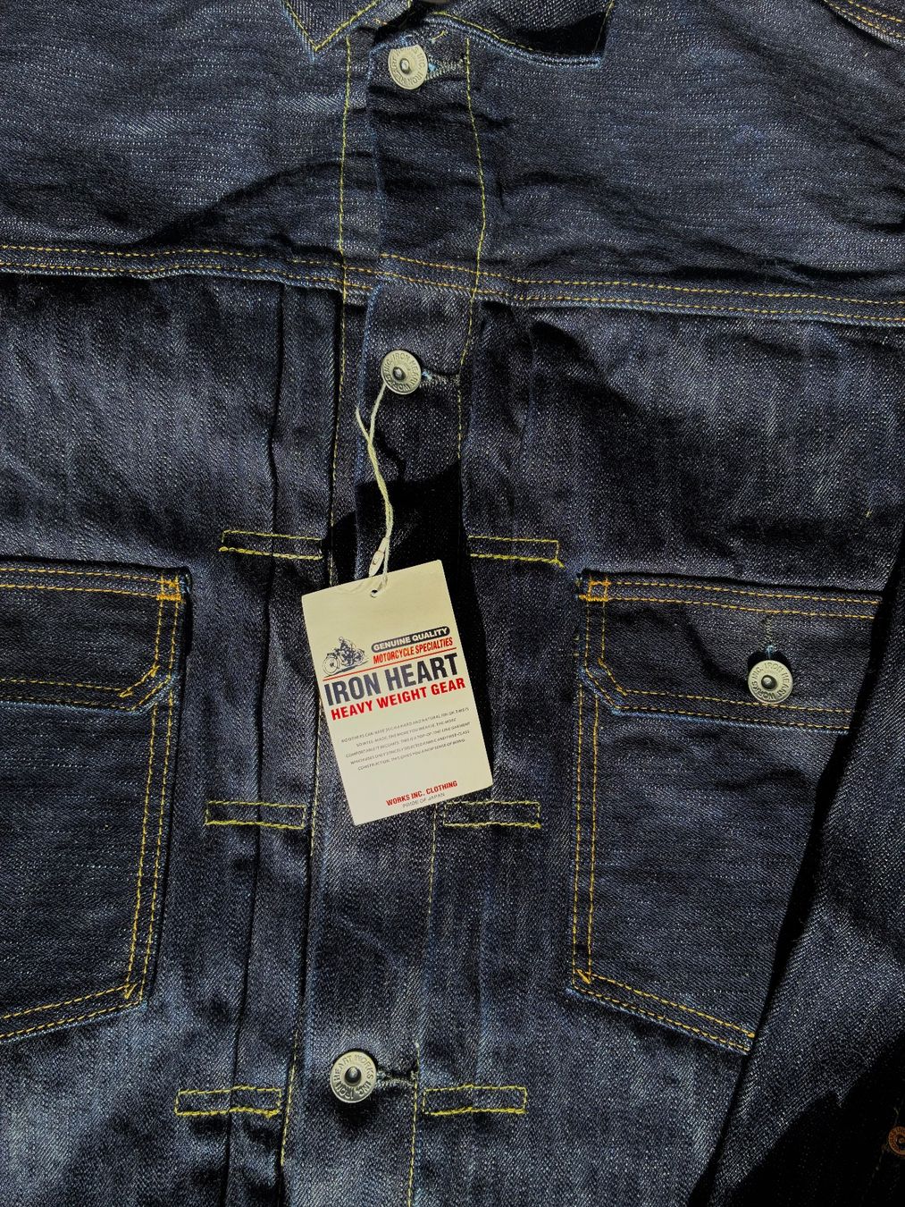 Iron Heart Giacche: Iron Heart type 2 denim Jacket Jacke gr 40 – Usato da Bern venduto da MaxiSeller 3