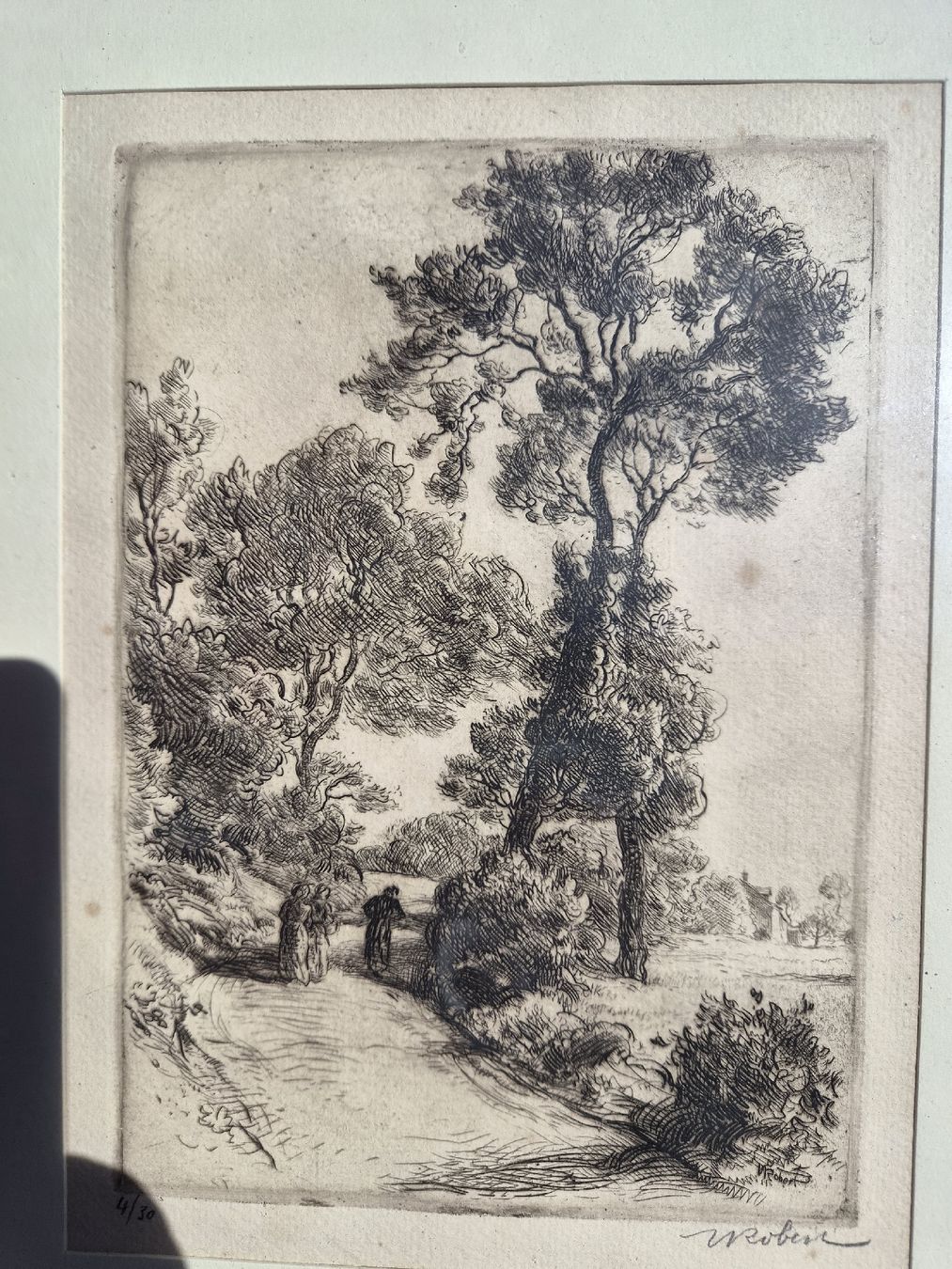 Stiche: Gravure de Henri Robert, Giffers ca 1920 – Gebraucht aus Farvagny-le-Grand von CollectibleWatches 1