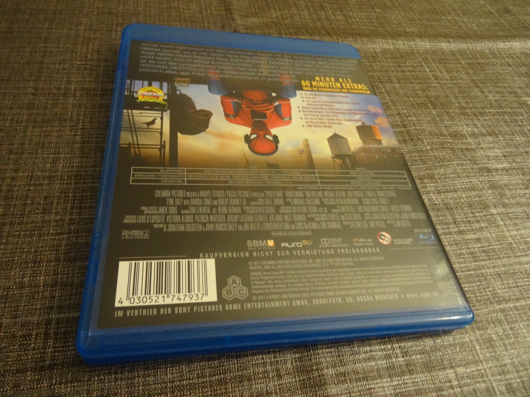 Tutti i DVDs: Spider-Man Homecoming Blu-ray – Usato da Olten venduto da Disc-Verkauf 2