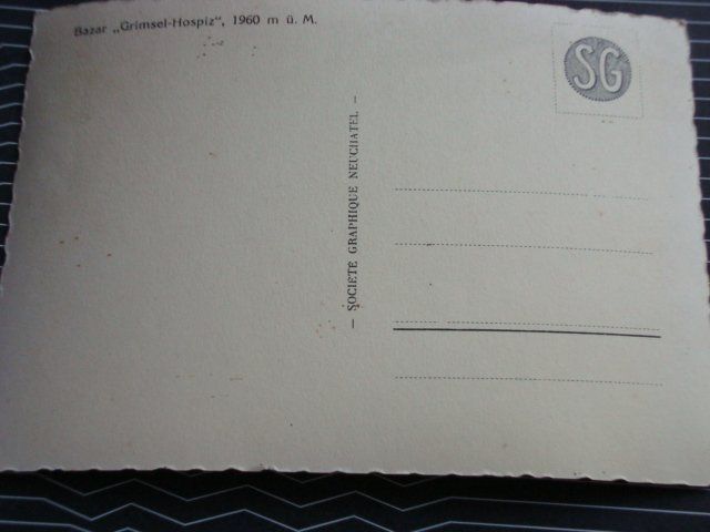 Cartoline postali: Grimsel und Finsteraarhorngruppe. Postkarte – Nuovo (secondo la descrizione) da Thun venduto da Gaad1961 1