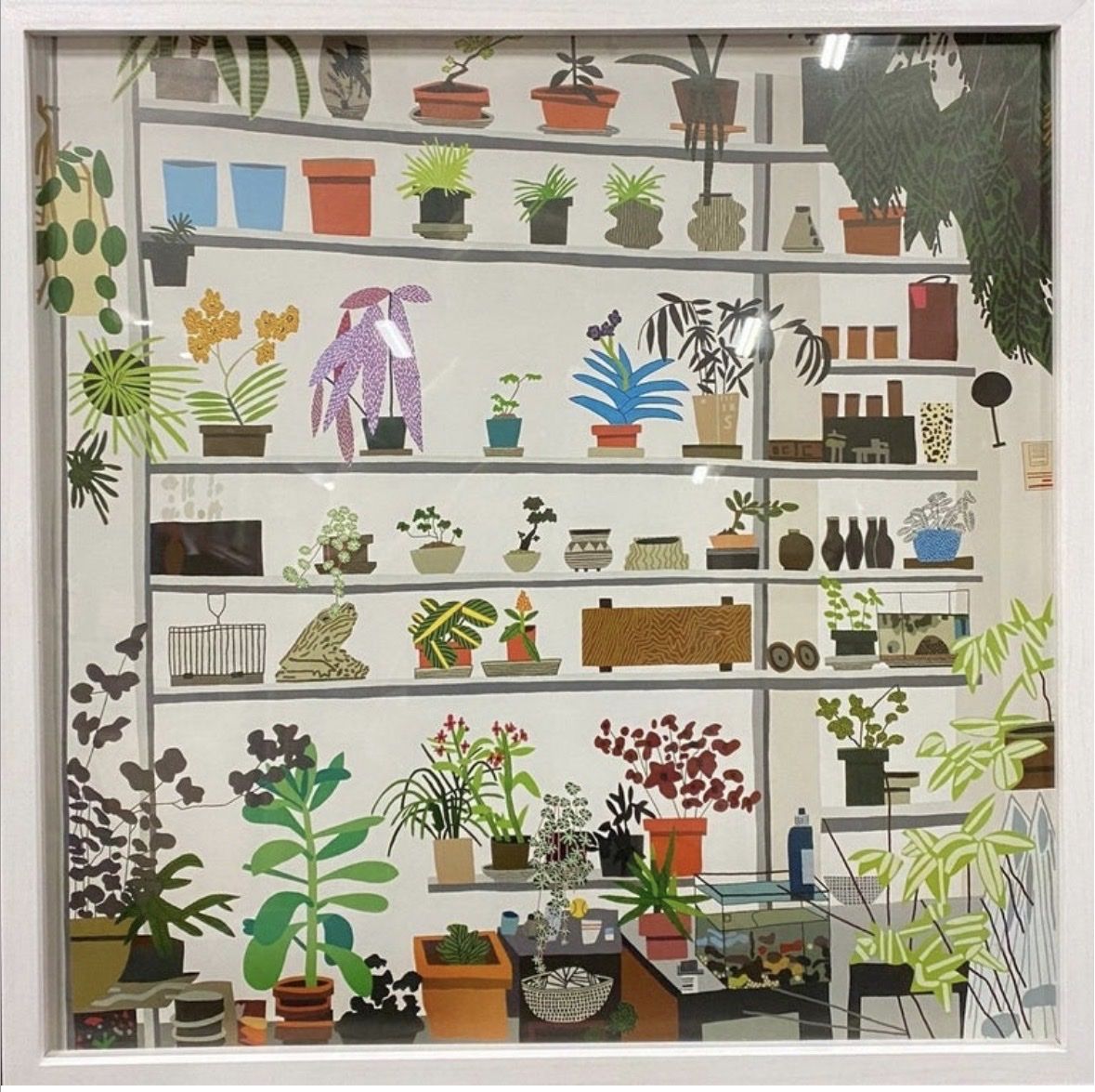 Arts picturaux & lithographies: Jonas Wood Large Shelf Still Life, 2017, Offset lithograph – Neuf avec emballage d'origine à Zürich par Peonie