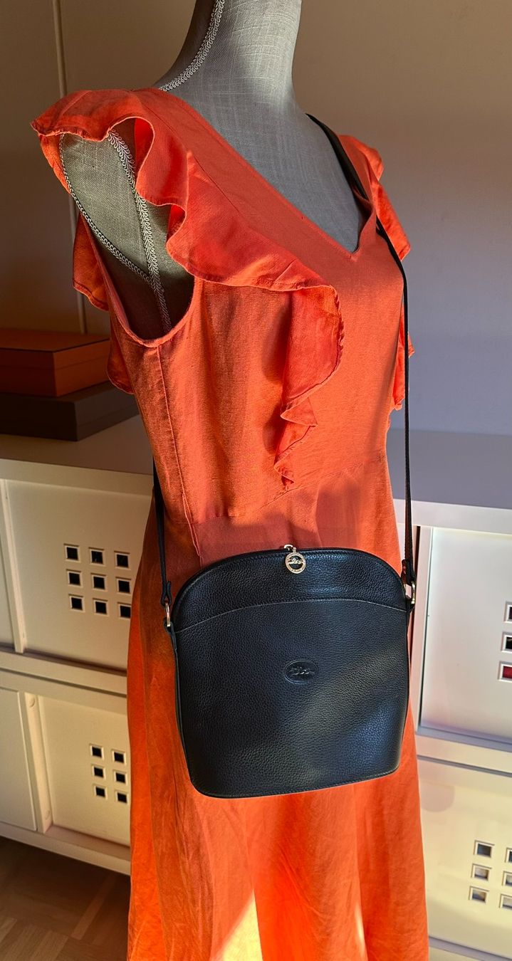 Longchamp Borse da donna: Longchamp Sac vintage luxe noir – Usato da Bernex venduto da euma1976 4